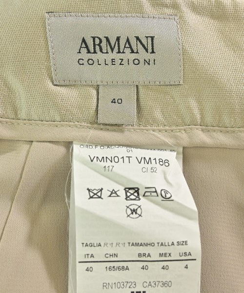 ARMANI COLLEZIONI（アルマーニコレツィオーニ）ひざ丈スカート ベージュ サイズ:40(M位) レディース/2200699643030