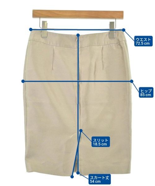 ARMANI COLLEZIONI（アルマーニコレツィオーニ）ひざ丈スカート ベージュ サイズ:40(M位) レディース/2200699643030