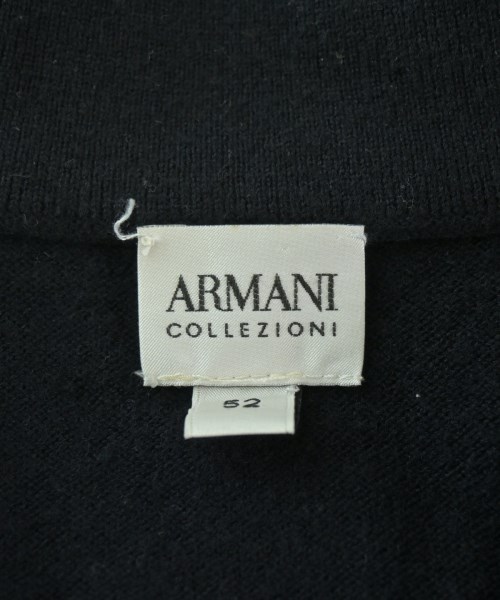 ARMANI COLLEZIONI（アルマーニコレツィオーニ）ニット・セーター 黒 サイズ:52(XXL位) メンズ/2200658212079