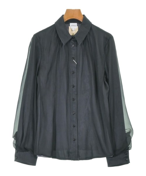 ARMANI COLLEZIONI(アルマーニコレツィオーニ)カジュアルシャツ 黒 サイズ:42(M位)/2200659122124