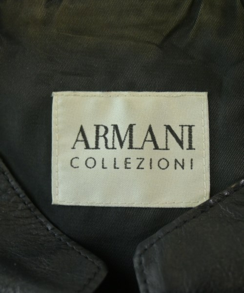 ARMANI COLLEZIONI（アルマーニコレツィオーニ）ライダース 黒 サイズ:50(L位) メンズ/2200660502014