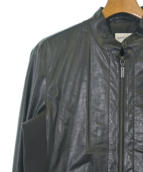 ARMANI COLLEZIONI（アルマーニコレツィオーニ）ライダース 黒 サイズ:50(L位) メンズ/2200660502014