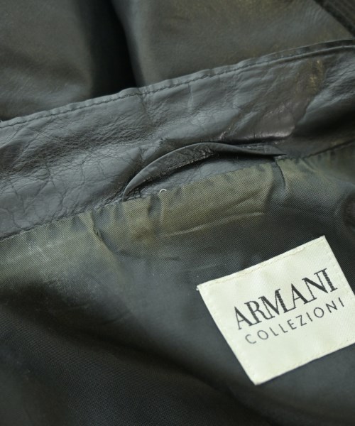 ARMANI COLLEZIONI（アルマーニコレツィオーニ）ライダース 黒 サイズ:50(L位) メンズ/2200660502014
