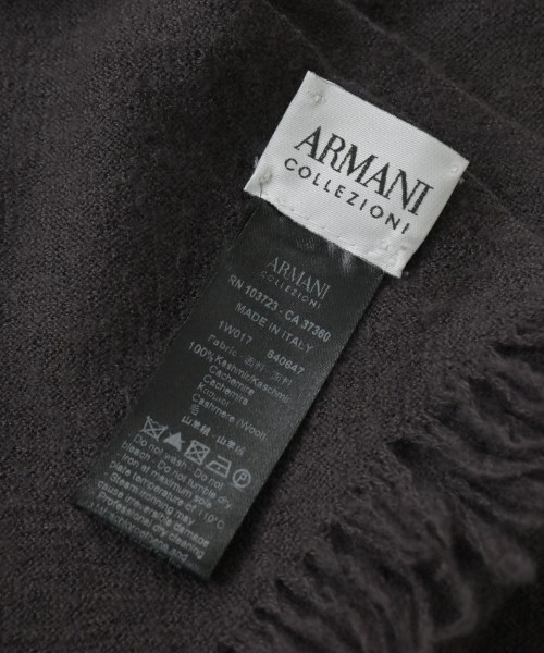 ARMANI COLLEZIONI（アルマーニコレツィオーニ）ストール 茶 サイズ:- メンズ/2200649781072