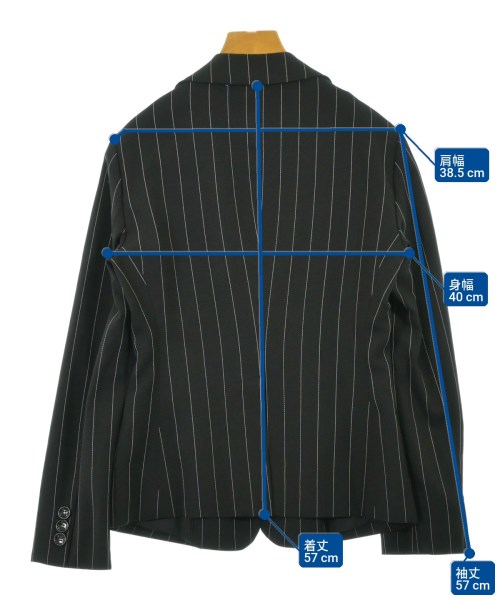 ARMANI COLLEZIONI（アルマーニコレツィオーニ）テーラードジャケット 黒 サイズ:38(S位) レディース/2200700154081