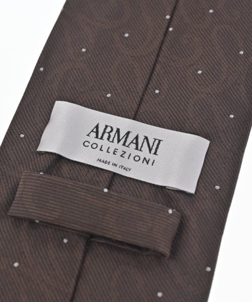ARMANI COLLEZIONI（アルマーニコレツィオーニ）ネクタイ 茶 サイズ:- メンズ/2200704642508