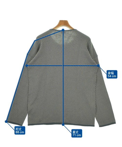 ARMANI COLLEZIONI（アルマーニコレツィオーニ）ニット・セーター グレー サイズ:52(XXL位) メンズ/2200658863899