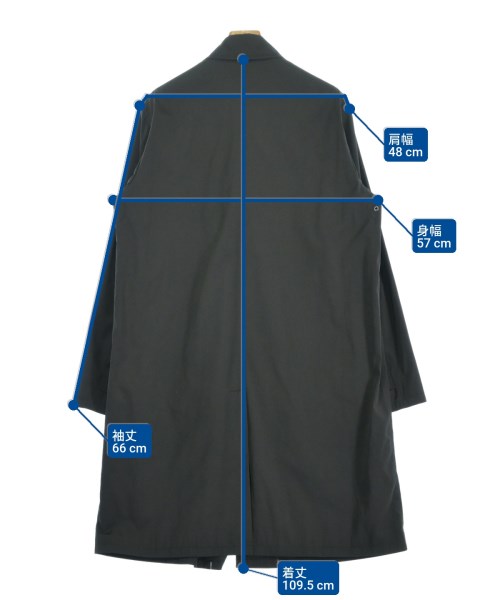 ARMANI COLLEZIONI（アルマーニコレツィオーニ）トレンチコート 黒 サイズ:50(XL位) メンズ/2200662363019