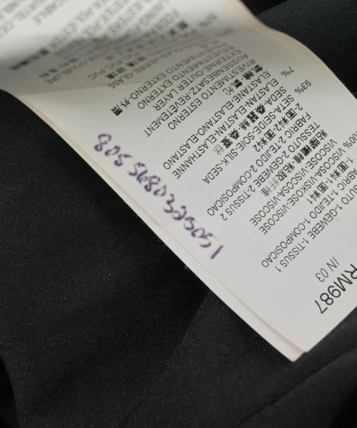 ARMANI COLLEZIONI（アルマーニコレツィオーニ）ワンピース 黒 サイズ:48(XXL位) レディース/2200663879144