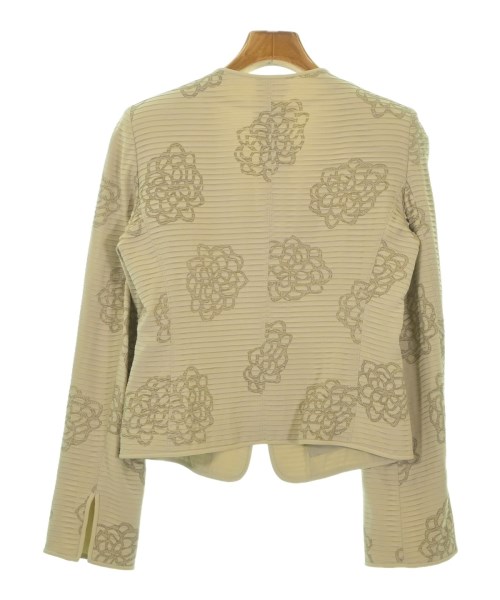 ARMANI COLLEZIONI（アルマーニコレツィオーニ）ノーカラージャケット ベージュ サイズ:40(M位) レディース/2200666470089