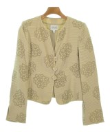 ARMANI COLLEZIONI（アルマーニコレツィオーニ）ノーカラージャケット ベージュ サイズ:40(M位) レディース/2200666470089