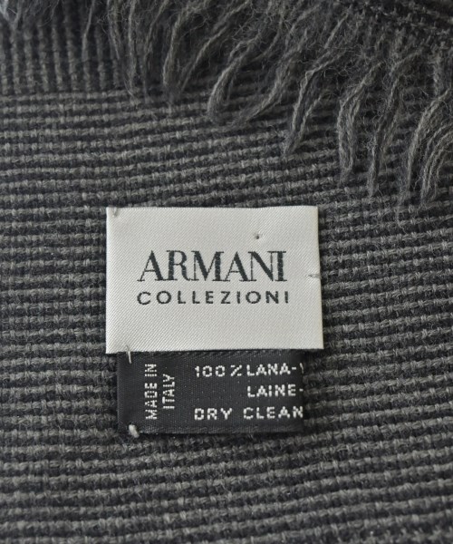 ARMANI COLLEZIONI（アルマーニコレツィオーニ）マフラー グレー サイズ:- メンズ/2200729388054