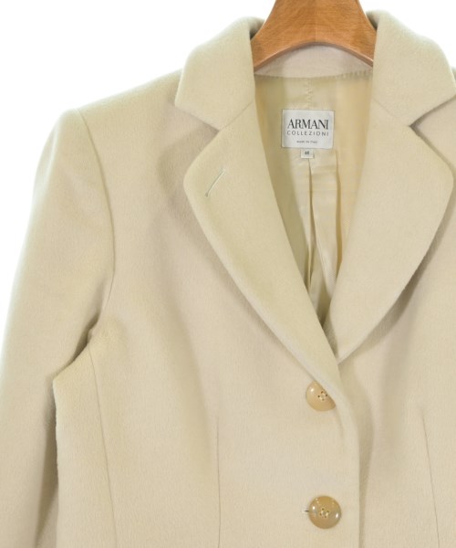 ARMANI COLLEZIONI（アルマーニコレツィオーニ）チェスターコート 白 サイズ:44(L位) レディース/2200737389104