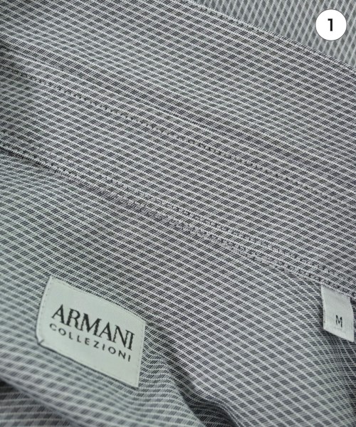 ARMANI COLLEZIONI（アルマーニコレツィオーニ）ドレスシャツ グレー サイズ:M メンズ/2200685066010