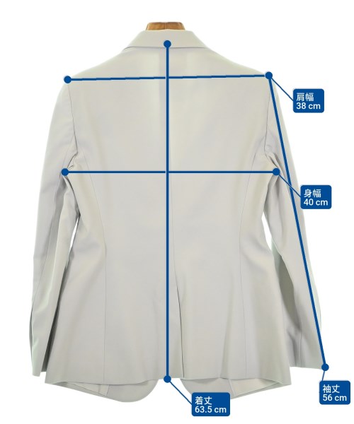 ARMANI COLLEZIONI（アルマーニコレツィオーニ）テーラードジャケット グレー サイズ:38(S位) レディース/2200679775058