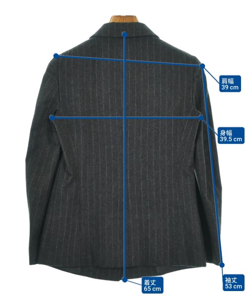 ARMANI COLLEZIONI（アルマーニコレツィオーニ）ジャケット グレー サイズ:36(XS位) レディース/2200679775096