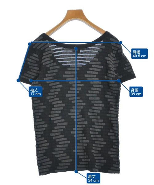 ARMANI COLLEZIONI（アルマーニコレツィオーニ）Tシャツ・カットソー 黒 サイズ:44(L位) レディース/2200689398070