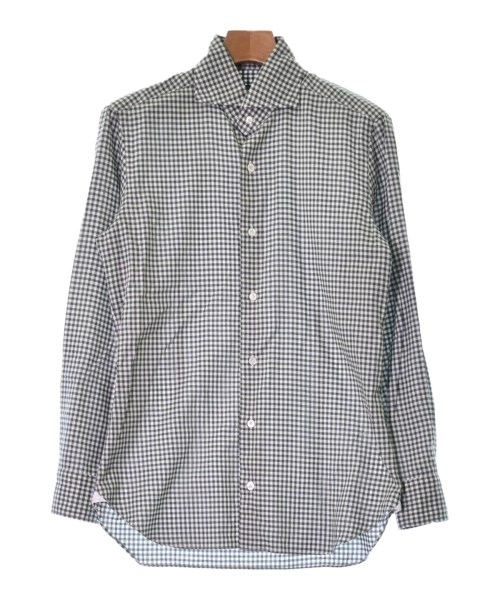 BARBA(バルバ)ドレスシャツ 緑 サイズ:38(S位)/2200342882106