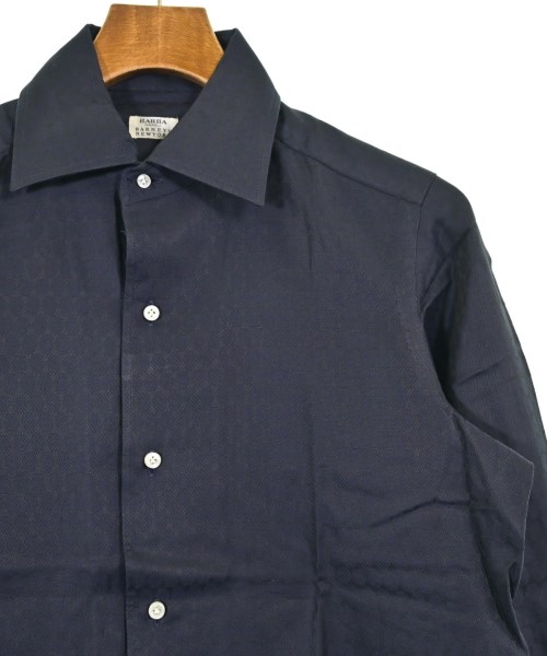 BARBA（バルバ）ドレスシャツ 紺 サイズ:S メンズ/2200640521189