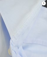 BARBA（バルバ）ドレスシャツ 青 サイズ:42(XXL位) メンズ/2200670680085