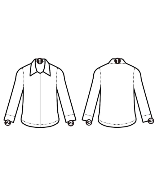 BARBA（バルバ）ドレスシャツ 紫 サイズ:41(XL位) メンズ/2200670680092