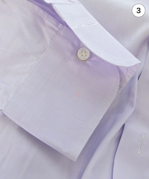 BARBA（バルバ）ドレスシャツ 紫 サイズ:41(XL位) メンズ/2200670680092