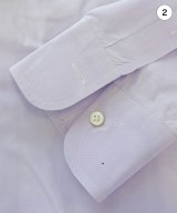 BARBA（バルバ）ドレスシャツ 紫 サイズ:41(XL位) メンズ/2200670680092