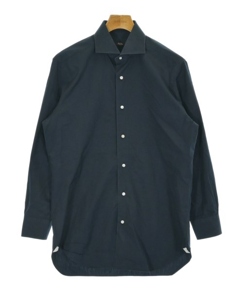 BARBA(バルバ)ドレスシャツ 紺 サイズ:42(XXL位)/2200670680115