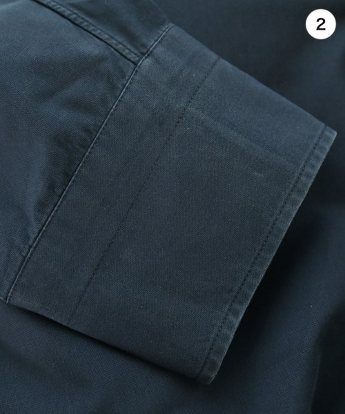 BARBA（バルバ）ドレスシャツ 紺 サイズ:42(XXL位) メンズ/2200670680115