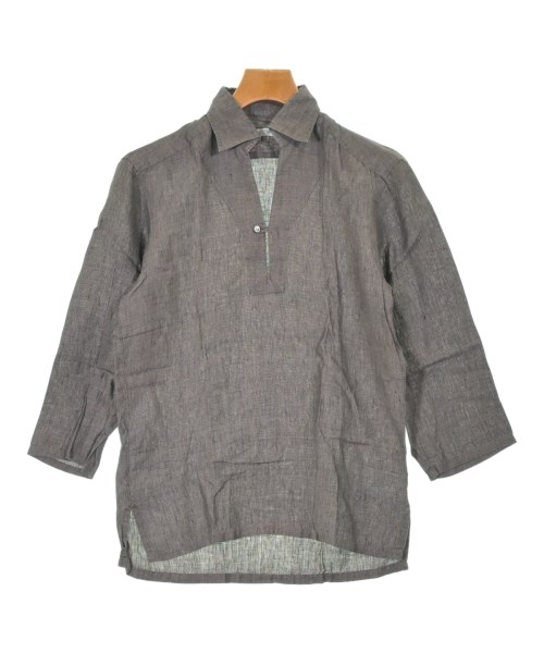 BARBA(バルバ)カジュアルシャツ 茶 サイズ:S/2200623351024