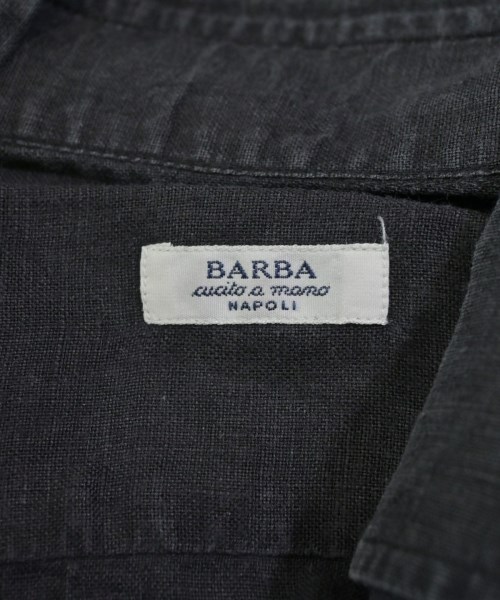 BARBA（バルバ）カジュアルシャツ 黒 サイズ:S メンズ/2200623351031