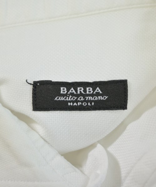BARBA（バルバ）カジュアルシャツ 白 サイズ:40(L位) メンズ/2200680577085