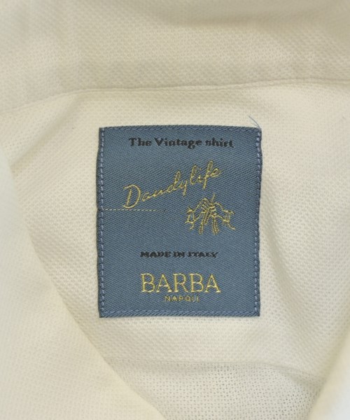 BARBA（バルバ）カジュアルシャツ 白 サイズ:M メンズ/2200695466053