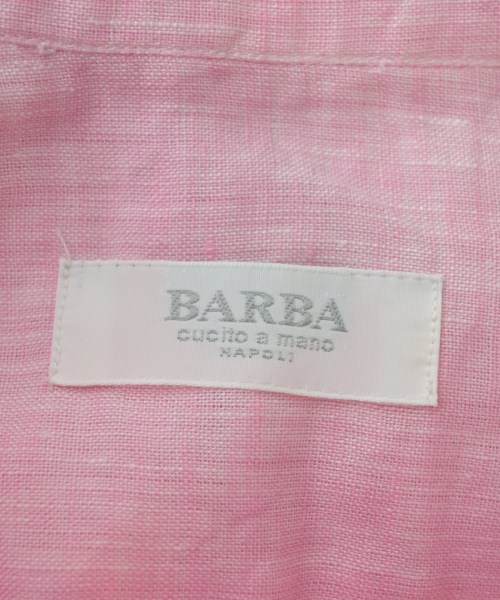 BARBA（バルバ）カジュアルシャツ ピンク サイズ:38(S位) レディース/2200690640069