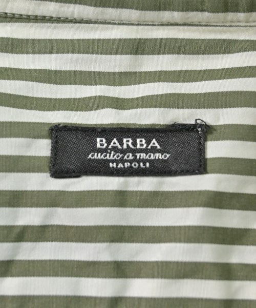 BARBA（バルバ）ドレスシャツ 緑 サイズ:14(XS位) メンズ/2200700479092