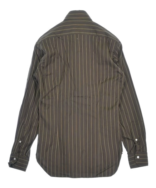 BARBA（バルバ）カジュアルシャツ 茶 サイズ:36(XS位) メンズ/2200654772010
