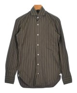 BARBA（バルバ）カジュアルシャツ 茶 サイズ:36(XS位) メンズ/2200654772010