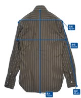 BARBA（バルバ）カジュアルシャツ 茶 サイズ:36(XS位) メンズ/2200654772010