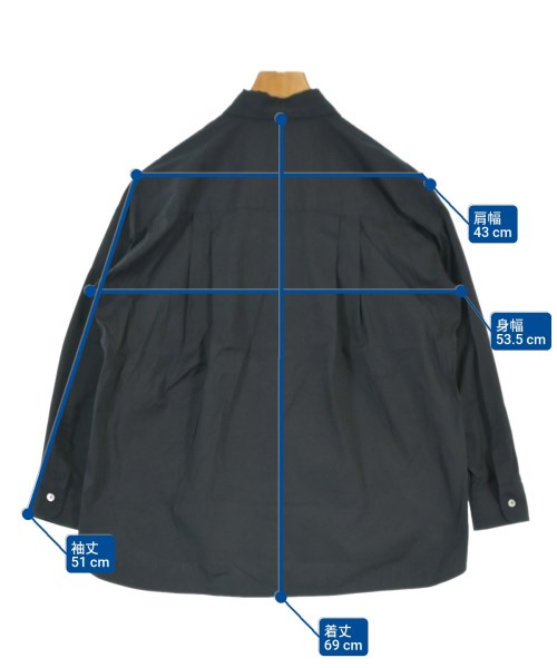 BARBA（バルバ）カジュアルシャツ 黒 サイズ:40(M位) レディース/2200634070051