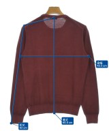 BARBA（バルバ）ニット・セーター 赤 サイズ:44(S位) メンズ/2200658021206