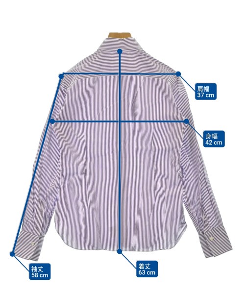 BARBA（バルバ）カジュアルシャツ 紫 サイズ:40(M位) レディース/2200658257339