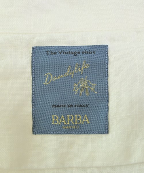 BARBA（バルバ）カジュアルシャツ 白 サイズ:43(XXL位) メンズ/2200633457211