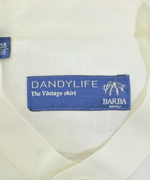 BARBA（バルバ）カジュアルシャツ 白 サイズ:38(S位) メンズ/2200633457297