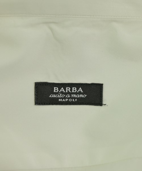 BARBA（バルバ）カジュアルシャツ 白 サイズ:37(XS位) メンズ/2200715742198