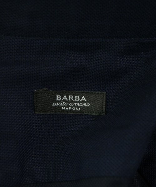 BARBA（バルバ）カジュアルシャツ 紺 サイズ:37(XS位) メンズ/2200715742242