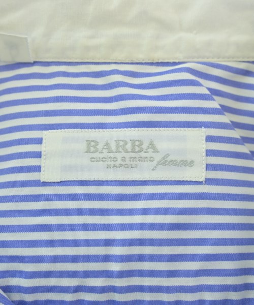 BARBA（バルバ）ドレスシャツ 青 サイズ:38(S位) レディース/2200645230031
