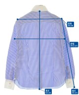 BARBA（バルバ）ドレスシャツ 青 サイズ:38(S位) レディース/2200645230031