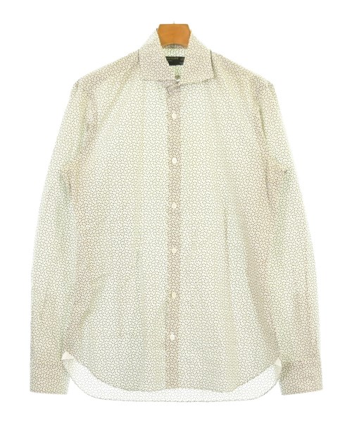 BARBA(バルバ)カジュアルシャツ 茶 サイズ:39(M位)/2200647253106