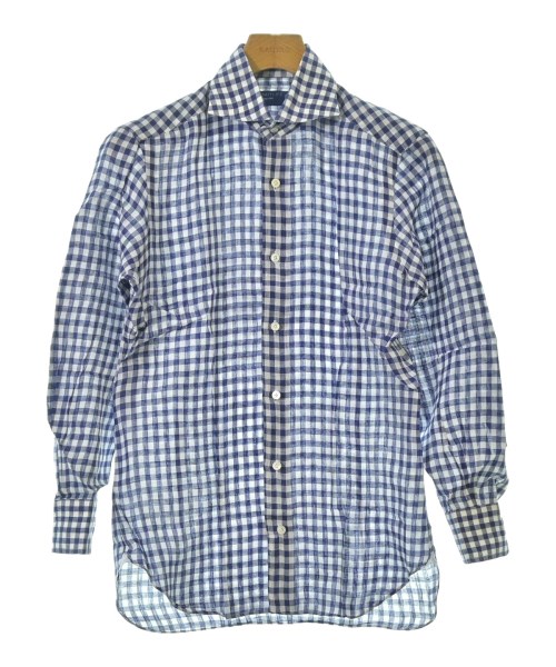 BARBA(バルバ)カジュアルシャツ 青 サイズ:38(S位)/2200637368063