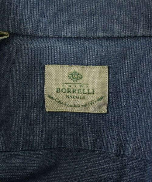 LUIGI BORRELLI（ルイジボレッリ）カジュアルシャツ 青 サイズ:XS メンズ/2200706807028